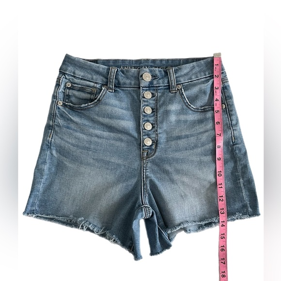 American Eagle next lever stretch curvy high-rise shortie - Picture 4 of 8